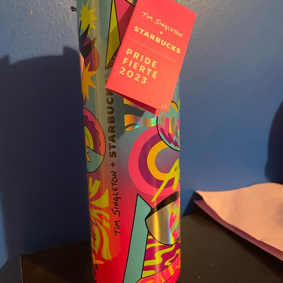 Tim Singleton Starbucks Tumbler. Price is firm! - Picture 2 of 2